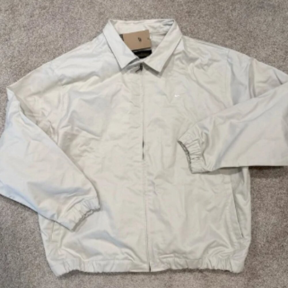 Men’s Size 2XL XXL Nike Sportswear Full Zip Jacket Tan FN3230-104